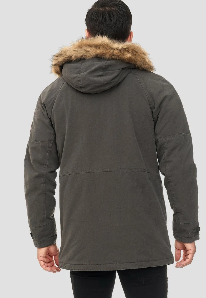 INDICODE JEANS Veste D'hiver - Anthracite 3 INDICODE JEANS Veste D'hiver - Anthracite – Image 3