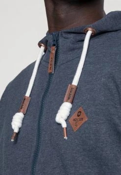 INDICODE JEANS QUINBY - Sweat à Capuche Zippé - Navy Mix -INDICODE Boutique 7f41d1e3cfc247beb49a50d3ce44a011