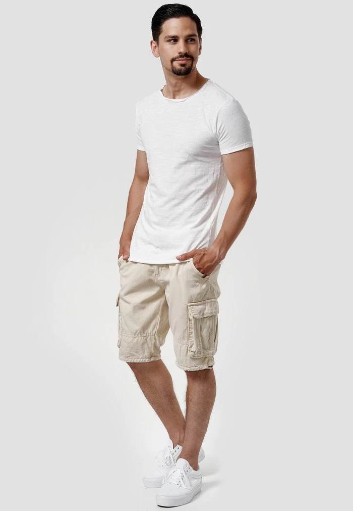 INDICODE JEANS MONROE - Short - Fog 2 INDICODE JEANS MONROE - Short - Fog – Image 2