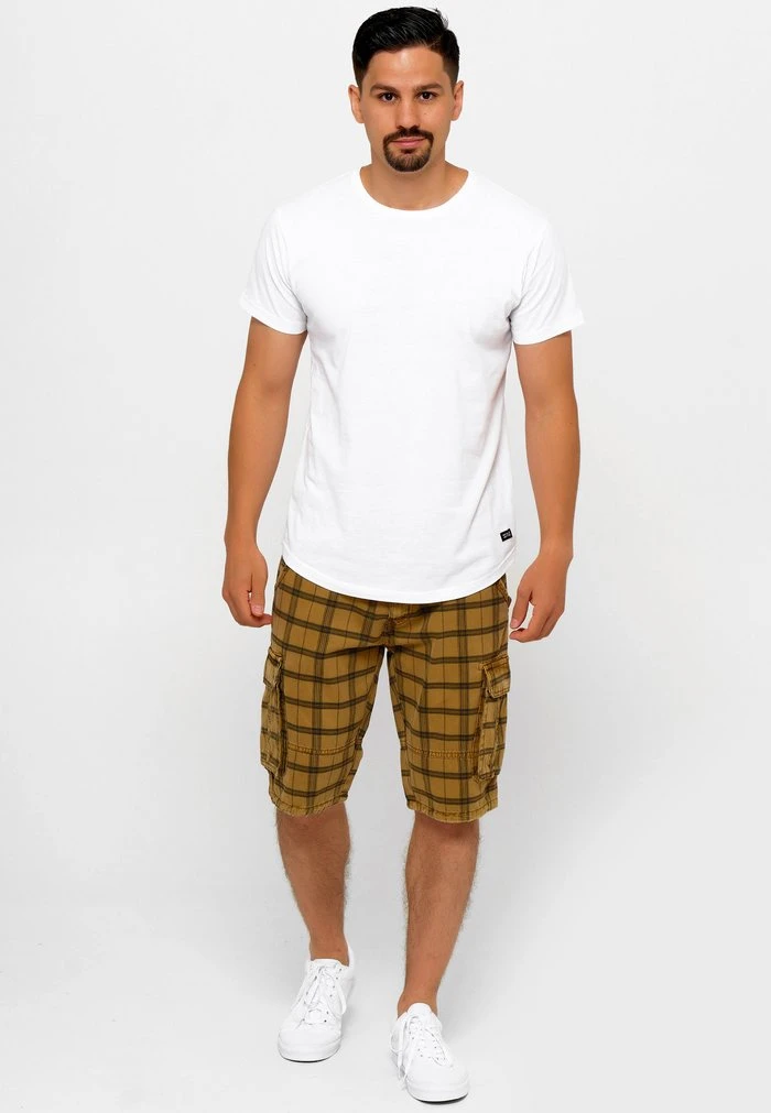 INDICODE JEANS BLIXT - Short - Amber Check 2 INDICODE JEANS BLIXT - Short - Amber Check – Image 2