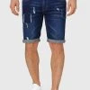INDICODE JEANS ROBERTS - Short En Jean - Blue