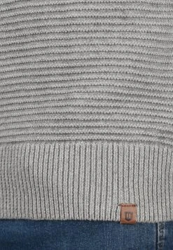 INDICODE JEANS IDRICARDO - Pullover - Light Grey Mix -INDICODE Boutique 80b8da07bfe64395a76b54b812526b81