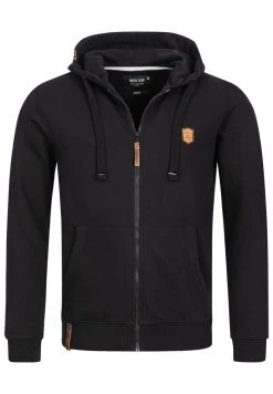 INDICODE JEANS Sweat à Capuche Zippé - Black -INDICODE Boutique 816feb85edd1489d855c76aef6db50f6