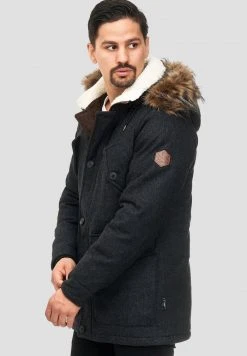 INDICODE JEANS BAYNES - Veste D'hiver - Black -INDICODE Boutique 81886d8593e84d7a8c8f977fb2701bd0