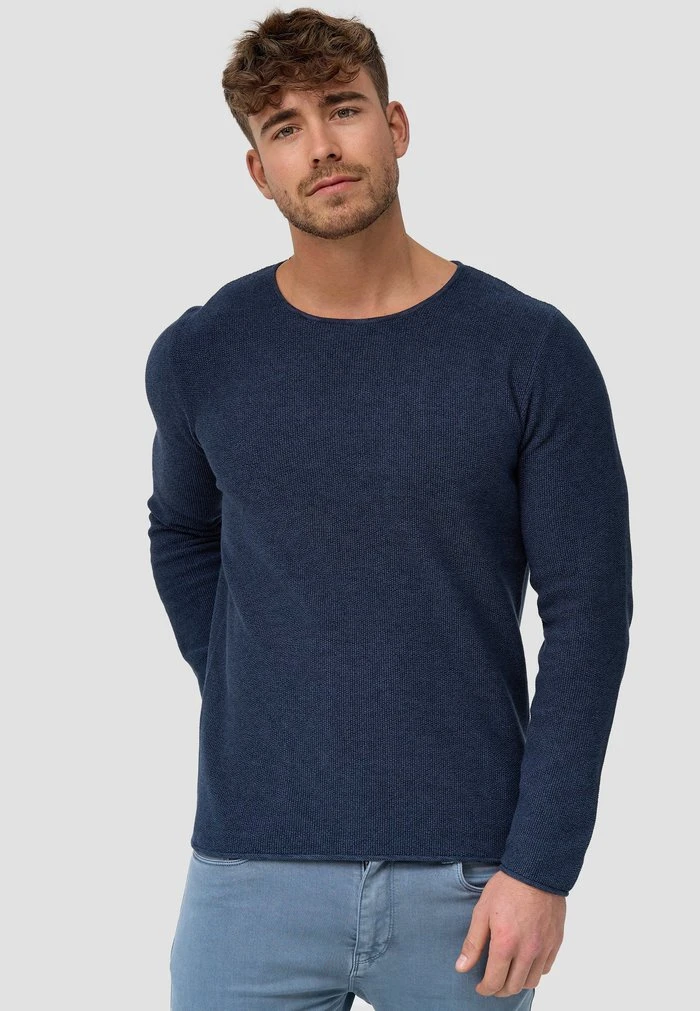 INDICODE JEANS LOAKIM - Pullover - Navy 1 INDICODE JEANS LOAKIM - Pullover - Navy
