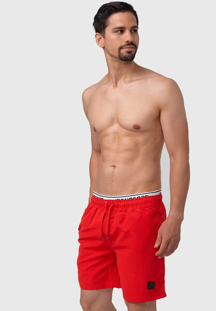 INDICODE JEANS SOLOMON - Short De Bain - Goji Berry 2 INDICODE JEANS SOLOMON - Short De Bain - Goji Berry – Image 2