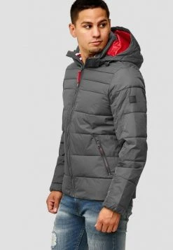 INDICODE JEANS PHILPOT - Veste D'hiver - Dark Grey -INDICODE Boutique 84f942b8c33c45b6b755a599a5318c81