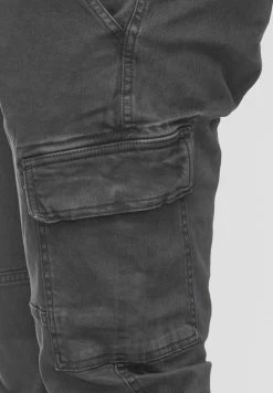 INDICODE JEANS AUGUST - Pantalon Cargo - Raven -INDICODE Boutique 86d0afd22417420c965a8a88f8edac31