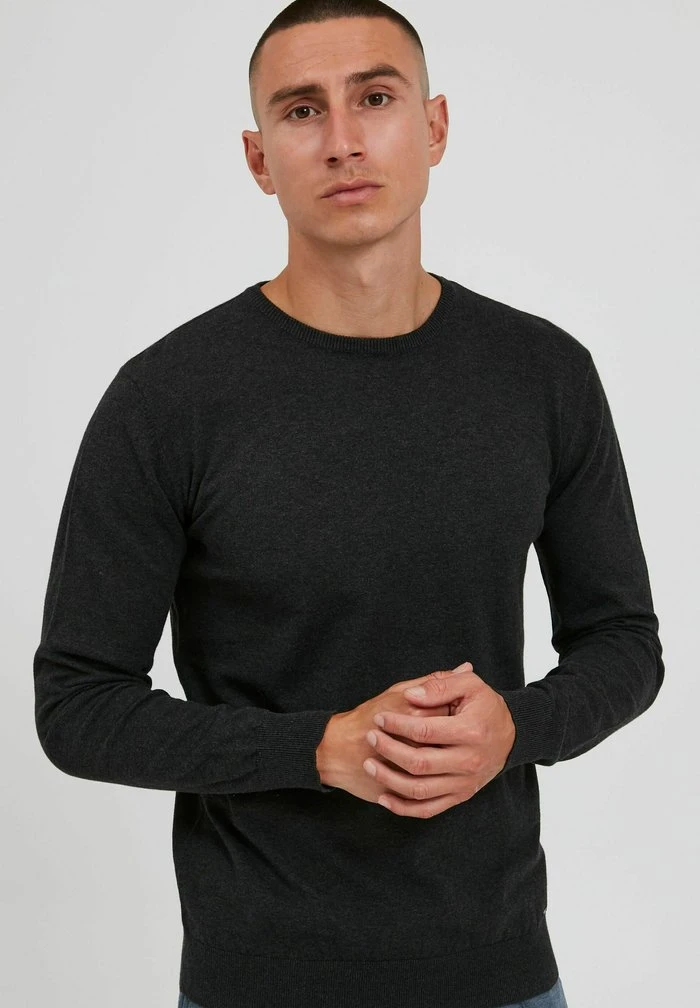 INDICODE JEANS IDBADAN - Pullover - Charcoal Mix 1 INDICODE JEANS IDBADAN - Pullover - Charcoal Mix