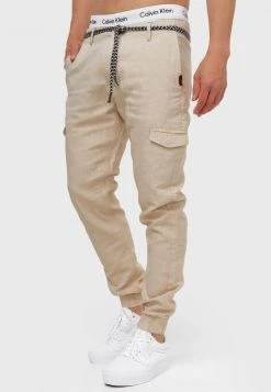 INDICODE JEANS BOOTH - Pantalon Cargo - Fog