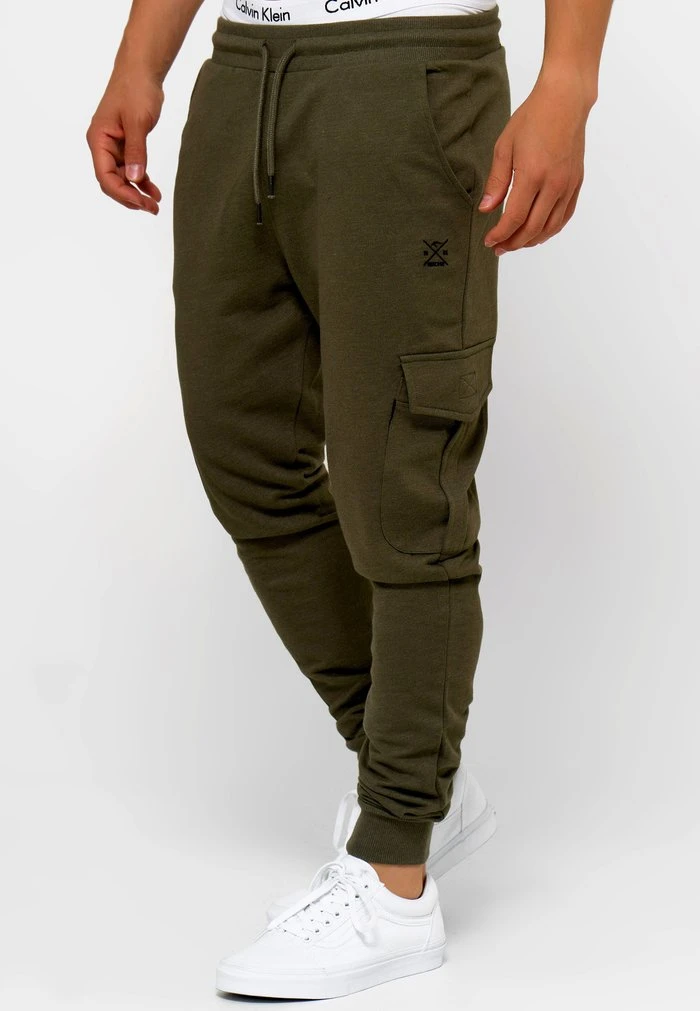 INDICODE JEANS DIEGO - Pantalon De Survêtement - Armymix 1 INDICODE JEANS DIEGO - Pantalon De Survêtement - Armymix