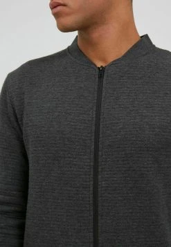 INDICODE JEANS IDBRONTE - Sweat à Capuche Zippé - Charcoal Mix -INDICODE Boutique 892080ed3aa7441d9fc5a45d818f41fb