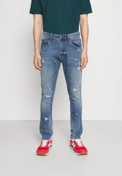 INDICODE JEANS EDWARDS - Jean Slim - Rub Bleach