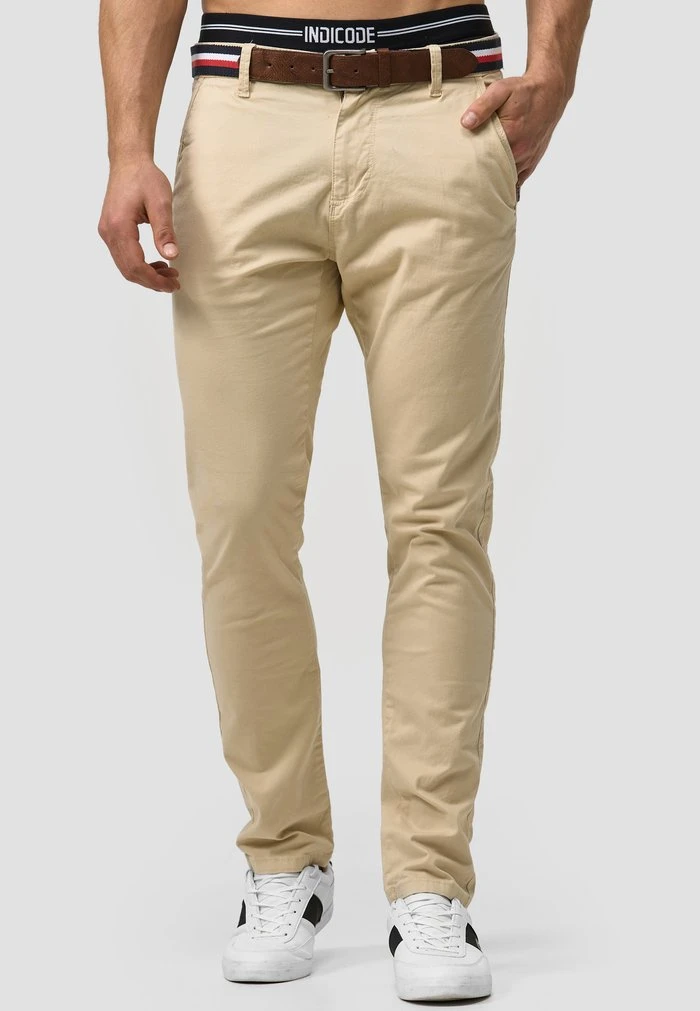 INDICODE JEANS CHERRY - Chino - Fog 2 INDICODE JEANS CHERRY - Chino - Fog – Image 2
