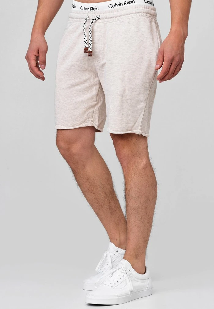 INDICODE JEANS ALDRICH - Short - Ecru Mix 1 INDICODE JEANS ALDRICH - Short - Ecru Mix