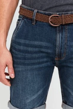 INDICODE JEANS IDQUINCY - Short En Jean - Blue -INDICODE Boutique 8c7ff329ba544f8b8420c54c4d469b10