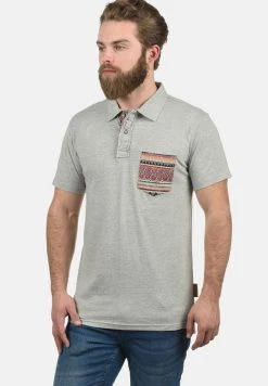 INDICODE JEANS IDALASTAIR - Polo - Light Grey