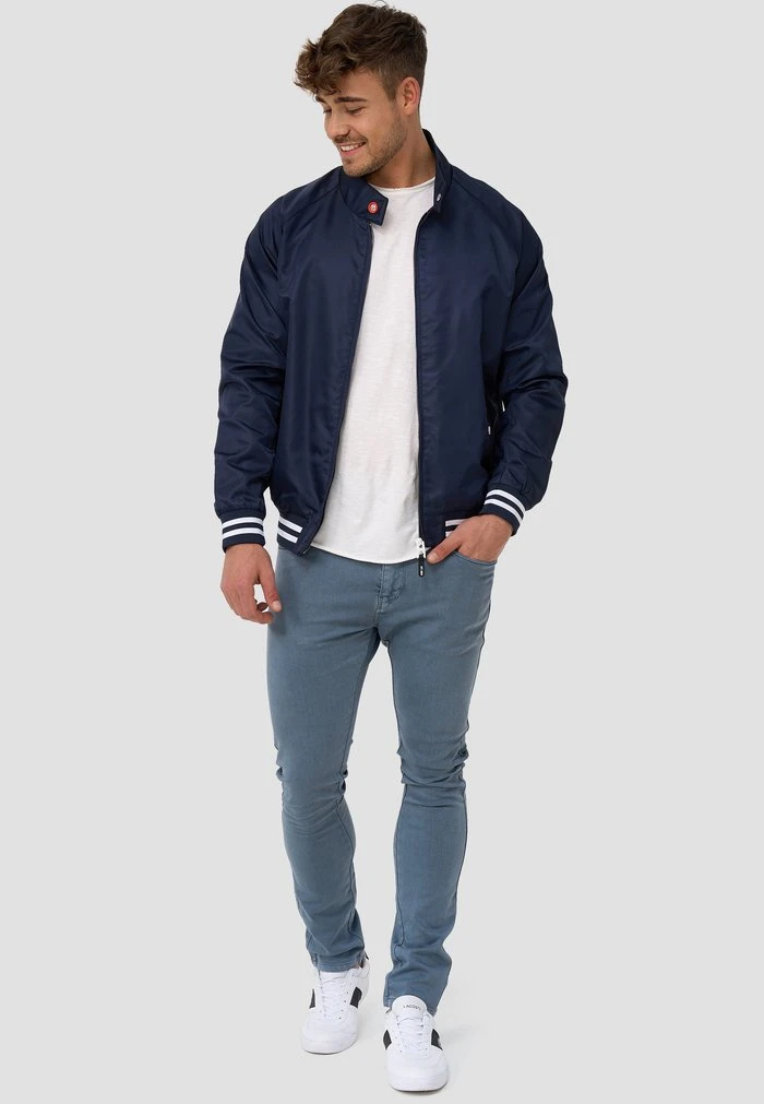 INDICODE JEANS AYSER - Blouson Bomber - Navy 2 INDICODE JEANS AYSER - Blouson Bomber - Navy – Image 2