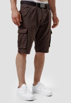 INDICODE JEANS MONROE - Short - Dk Brown -INDICODE Boutique 8e8251f60be54efa9c1c6daf50d21b95