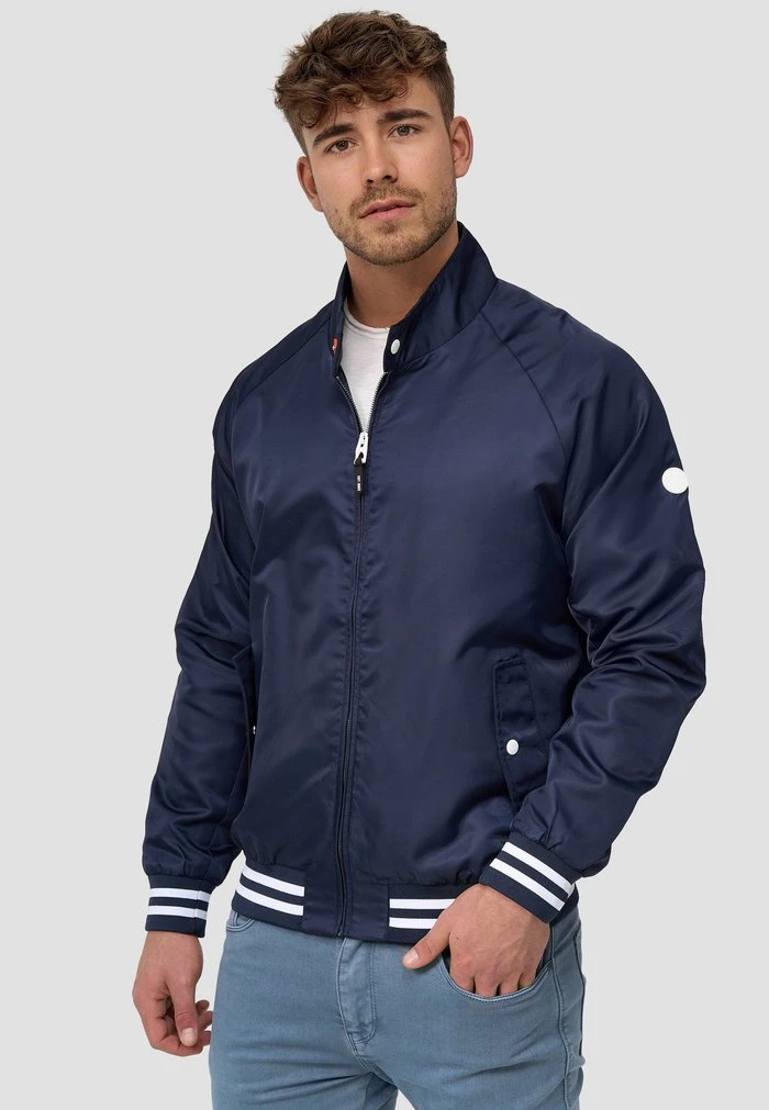 INDICODE JEANS AYSER - Blouson Bomber - Navy 1 INDICODE JEANS AYSER - Blouson Bomber - Navy
