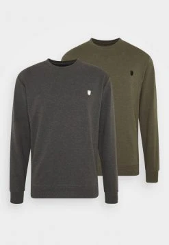 INDICODE JEANS EBACH 2 PACK - Sweatshirt - Charco/army 10 INDICODE JEANS EBACH 2 PACK - Sweatshirt - Charco/army -INDICODE Boutique 8fcf17a2f1c5488ebb06380a31469c55