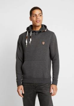 INDICODE JEANS NEVILLY - Sweat à Capuche - Charcoal Mix