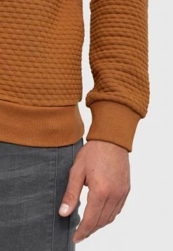 INDICODE JEANS BERMIE - Sweat à Capuche Zippé - Mottled Brown -INDICODE Boutique 90e65f5c982e4f6e926370d2a0eeb67b