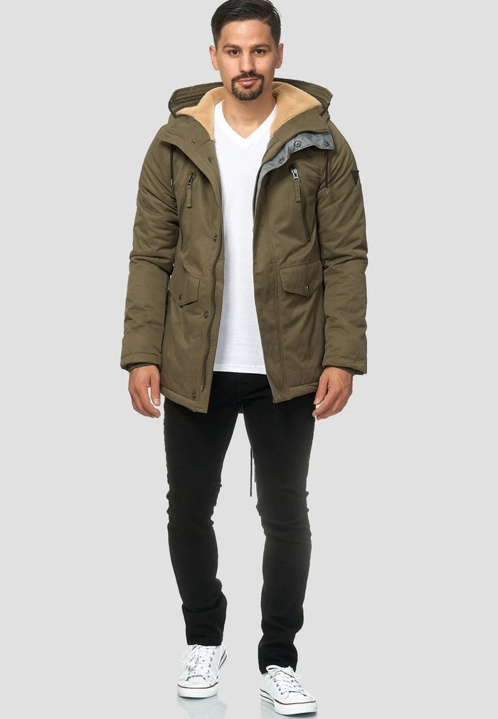 INDICODE JEANS Parka - Dark Green 2 INDICODE JEANS Parka - Dark Green â Image 2