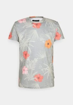 INDICODE JEANS CADIZ BRILIANT - T-shirt Imprimé - Light Grey -INDICODE Boutique 926d24feb99f4be2a86c6ddcbf643ab9