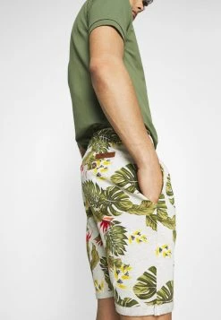 INDICODE JEANS FLOWERS - Short - Fog -INDICODE Boutique 931e98f0c877424eb6d847fa10d902a0