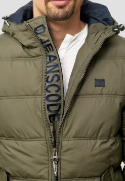 INDICODE JEANS REGULAR FIT - Veste D'hiver - Dark Green -INDICODE Boutique 93e5a67ea9c04935bc589d7ea728c00a