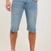 INDICODE JEANS IDQUINCE - Short En Jean - Blue Wash