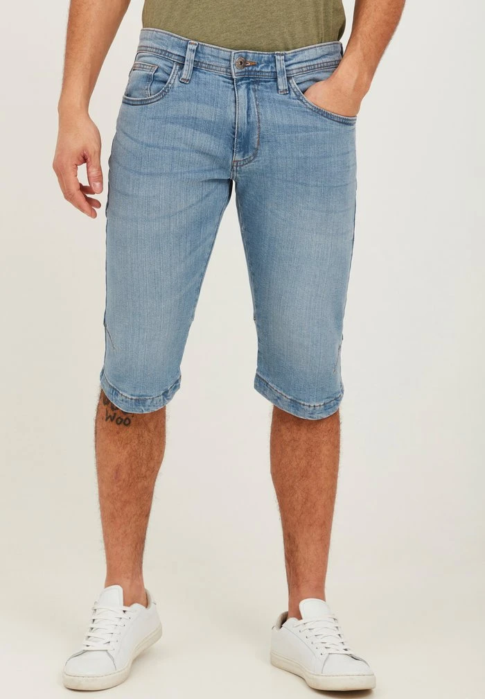 INDICODE JEANS IDQUINCE - Short En Jean - Blue Wash 1 INDICODE JEANS IDQUINCE - Short En Jean - Blue Wash