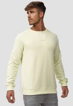 INDICODE JEANS BAXTER - Sweatshirt - Lime Cream -INDICODE Boutique 95657c08d28249b687640acd1e4c6a91