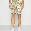 INDICODE JEANS FLOWERS - Short - Offwhite
