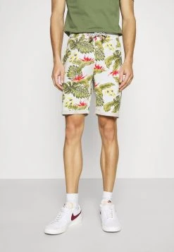INDICODE JEANS FLOWERS - Short - Offwhite