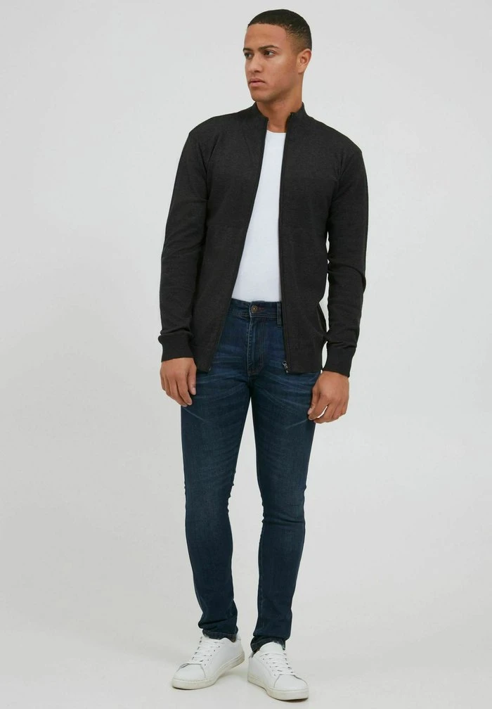 INDICODE JEANS IDERNOLDO - Gilet - Charcoal Mix 2 INDICODE JEANS IDERNOLDO - Gilet - Charcoal Mix – Image 2