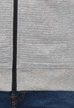 INDICODE JEANS IDBRONTE - Sweat à Capuche Zippé - Grey Mix -INDICODE Boutique 994c1bacd8434fd0b029c57efb7ea5f2