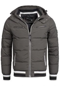 INDICODE JEANS MARLON - Veste D'hiver - Grey -INDICODE Boutique 99639c3874d54bac98d4526b01484502