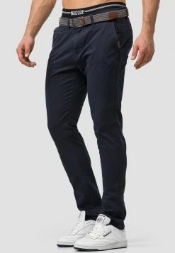 INDICODE JEANS Chino - Navy -INDICODE Boutique 99641d999e534cc4a30d76a166d03f05