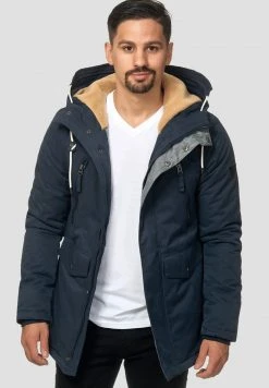 INDICODE JEANS Parka - Navy -INDICODE Boutique 9a03a443f4ed4dad8999691daf083c7e