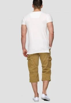 INDICODE JEANS MIT GÜRTEL NICOLAS - Short - Amber -INDICODE Boutique 9a0f3298a0f5407f882a12da86890d8f