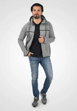 INDICODE JEANS IDNAGAGAMI - Sweat à Capuche Zippé - Grey Mix -INDICODE Boutique 9ac3eeffd044453f9e039320dbf92aed
