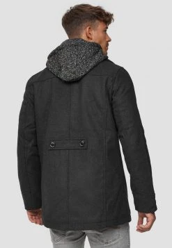 INDICODE JEANS Manteau Court - Anthracite -INDICODE Boutique 9b79386d5ff54c64a4ed140a9db8e8b3