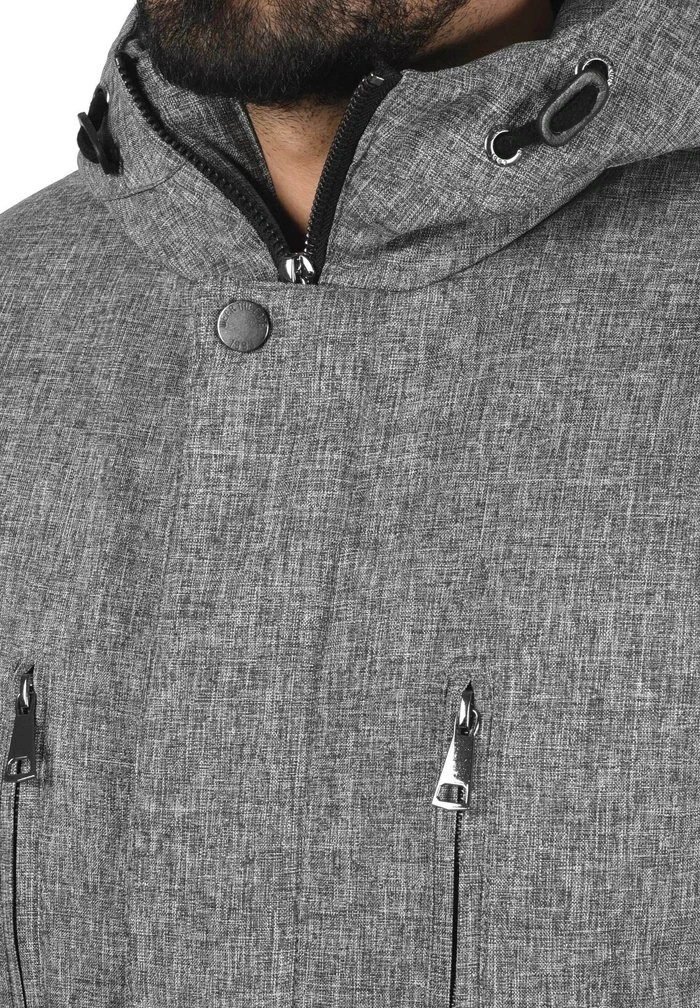 INDICODE JEANS IDSCIPIO - Veste D'hiver - Light Grey Mix 4 INDICODE JEANS IDSCIPIO - Veste D'hiver - Light Grey Mix – Image 4