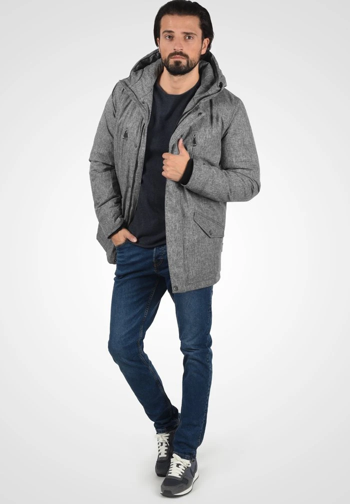 INDICODE JEANS IDSCIPIO - Veste D'hiver - Light Grey Mix 2 INDICODE JEANS IDSCIPIO - Veste D'hiver - Light Grey Mix – Image 2