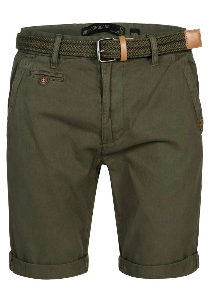 INDICODE JEANS CASUAL FIT - Short - Grün Army 6 INDICODE JEANS CASUAL FIT - Short - Grün Army – Image 6