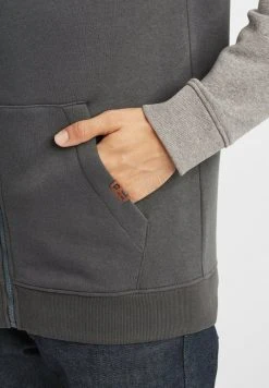 INDICODE JEANS IDTERENCE - Sweat à Capuche Zippé - Grey Mix -INDICODE Boutique 9d23efa390b04a0d834342a395115ce3