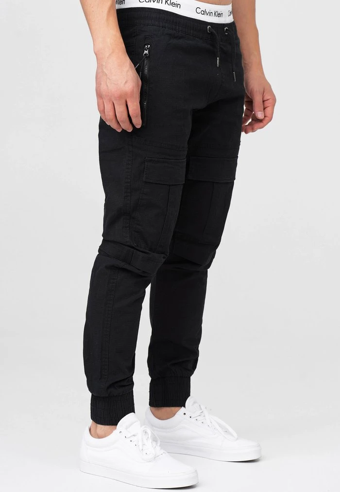 INDICODE JEANS DENNIS - Pantalon Cargo - Black 5 INDICODE JEANS DENNIS - Pantalon Cargo - Black â Image 5