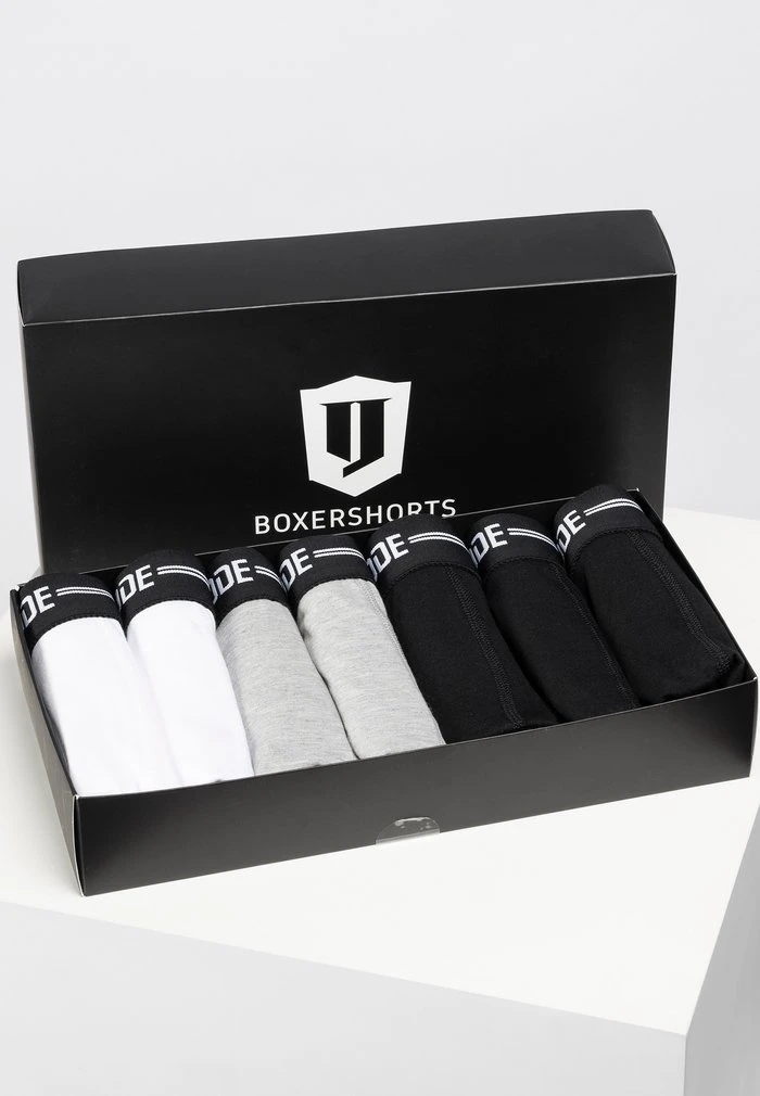 INDICODE JEANS 7 PACK - Shorty - White/grey/black 7 INDICODE JEANS 7 PACK - Shorty - White/grey/black â Image 7